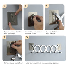 Load image into Gallery viewer, Retractable Metal Coat Hanger