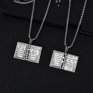 Tiny Bible Necklace