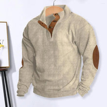 Load image into Gallery viewer, Men&#39;s Corduroy Casual Stand Collar Sweatshirts