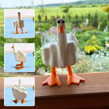 Load image into Gallery viewer, Pre-Sale&gt;&gt;Middle Finger Duck Resin Ornament