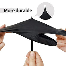 Load image into Gallery viewer, 100PCS Of Disposable Black Nitrile Gloves