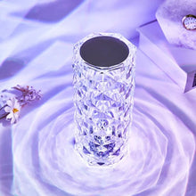 Load image into Gallery viewer, 16 Colors Rose Rays Crystal Diamond Table Lamp