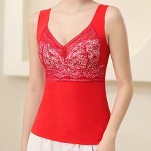 Load image into Gallery viewer, 2-i-1 innebygd BH Lace Termisk Undertøy