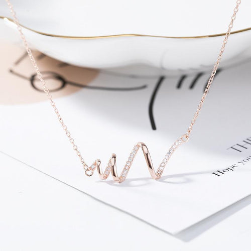 Simple Elegant Wave Necklace