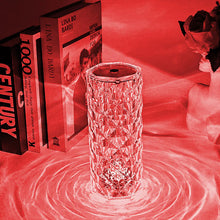 Load image into Gallery viewer, 16 Colors Rose Rays Crystal Diamond Table Lamp