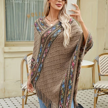 Load image into Gallery viewer, Women&#39;s Retro Pullover Tassel Shawl