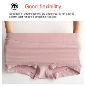 Womens High Waist Cotton Panties