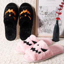 Load image into Gallery viewer, Halloween Pumpkin Lantern Slippers