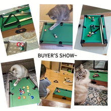 Load image into Gallery viewer, Mini Billiards Table Interactive Cat Toy For Household