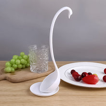 Load image into Gallery viewer, Swan Standing Soup Spoon