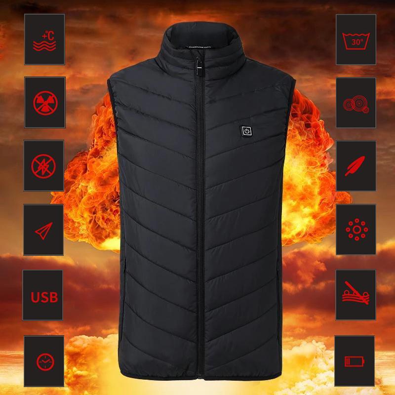 Øyeblikkelig varmevarmevest, unisex