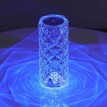 Load image into Gallery viewer, 16 Colors Rose Rays Crystal Diamond Table Lamp