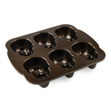 Load image into Gallery viewer, 3D Skull Mold - Aluminum Baking Pan