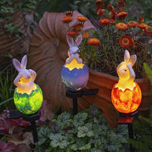 Load image into Gallery viewer, Easter Broken Shell Rabbit Lawn Light