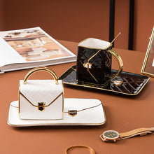 Load image into Gallery viewer, Handbag-Shaped Creative Mug With Saucer &amp; Spoon