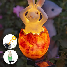 Load image into Gallery viewer, Easter Broken Shell Rabbit Lawn Light
