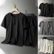 Load image into Gallery viewer, Men&#39;s Cotton Linen Casual Suit