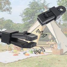 Load image into Gallery viewer, Justerbart kraftig låsegrep for tarp og skyggeduk