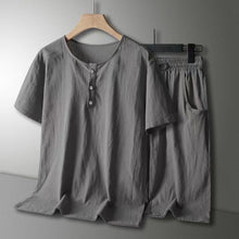 Load image into Gallery viewer, Men&#39;s Cotton Linen Casual Suit