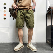 Load image into Gallery viewer, Men&#39;s Drawstring Elastic Waist Shorts