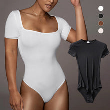 Load image into Gallery viewer, Square Neck Thong Bodysuits