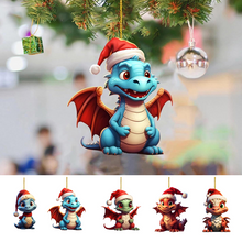 Load image into Gallery viewer, Xmas 2D Acrylic Decoration Tree Pendant