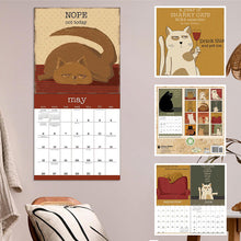 Load image into Gallery viewer, A Year of Snarky Cats 2024 Wall Calendar