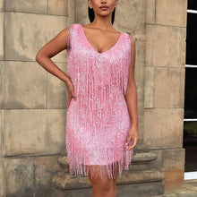 Load image into Gallery viewer, Sexy Princess Style V-Neck Slip Dress
