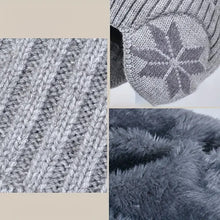 Load image into Gallery viewer, Barnas vinter fleece skjerf dress strikket lue