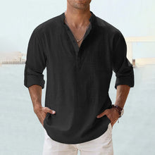 Load image into Gallery viewer, Men&#39;s Cotton Linen Casual Shirt