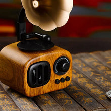 Load image into Gallery viewer, Retro Wooden Phonograph Bluetooth Speaker