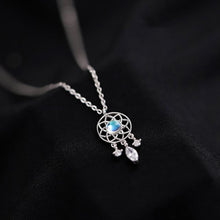 Load image into Gallery viewer, Moonlight Dreamcatcher Necklace Collarbone necklace