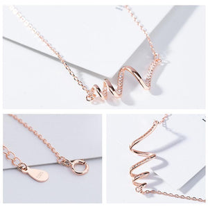 Simple Elegant Wave Necklace