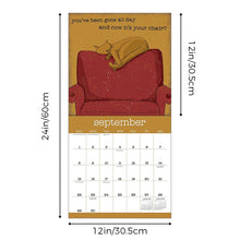 Load image into Gallery viewer, A Year of Snarky Cats 2024 Wall Calendar