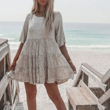 Load image into Gallery viewer, Sequin Baby Doll Dress
