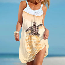 Load image into Gallery viewer, Beach Vacation Print Dress