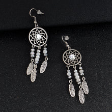 Load image into Gallery viewer, Dreamcatcher Crystal Earrings