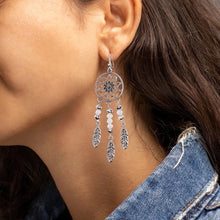 Load image into Gallery viewer, Dreamcatcher Crystal Earrings