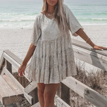 Load image into Gallery viewer, Sequin Baby Doll Dress