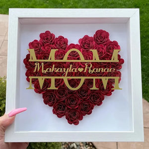 Flower Shadow Box For Mother's Day