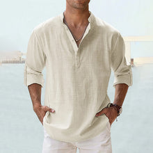 Load image into Gallery viewer, Men&#39;s Cotton Linen Casual Shirt