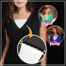 Load image into Gallery viewer, CleavageSafe Snap-On Mock Camisole