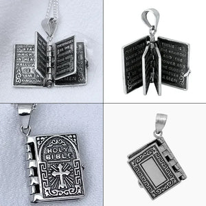 Tiny Bible Necklace