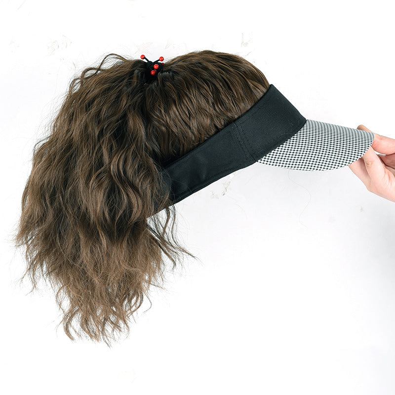 Women's Ponytail Wig Baseball Cap