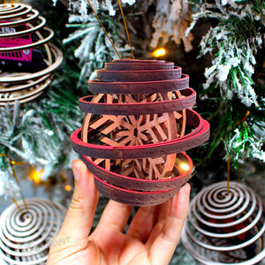 Pre-Sale>>3D Dual Spiral Snowflakes