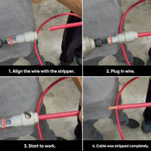 Load image into Gallery viewer, Electric Drill Cable Stripper