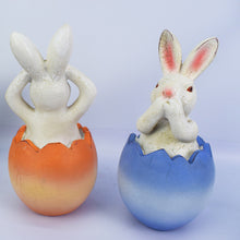 Load image into Gallery viewer, Easter Broken Shell Rabbit Lawn Light