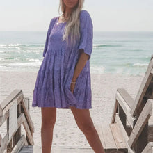 Load image into Gallery viewer, Sequin Baby Doll Dress