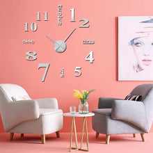 Load image into Gallery viewer, Moderne DIY stansefri veggklokke