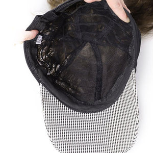 Women's Ponytail Wig Baseball Cap